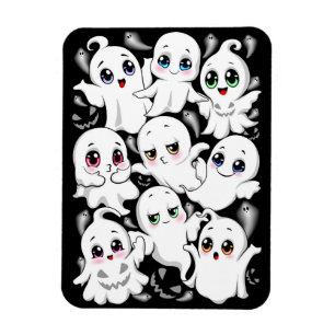 Magnet Flexible Baby Ghosts Éffrayant mignon Halloween humeur