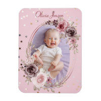 Baby Girl Photo mignonne Élégant Moderne Rose flor