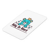 Magnet Flexible baby shower bébé à bord (Côté Gauche)