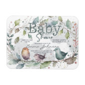 Magnet Flexible Baby shower naturel Watecolor (Horizontal)