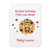 Magnet Flexible Baby's First valentine (Vertical)