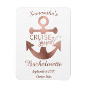 Magnet Flexible Bachelorette personnalisée Rose Gold M (Vertical)