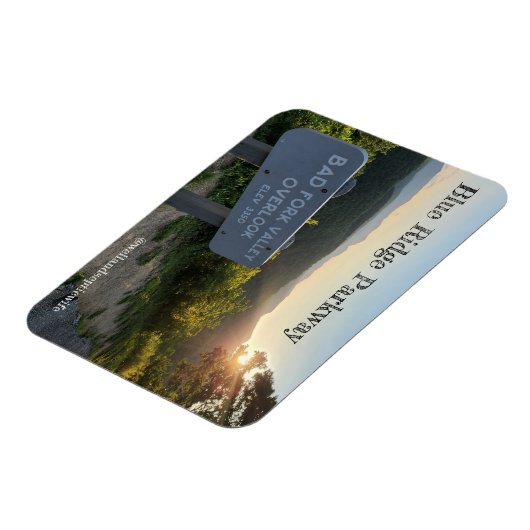 Magnet Flexible Bad Fork Valley Vue sur Sunset (Côté Gauche)