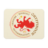 Magnet Flexible Badge de fierté de la maison GRYFFINDOR™ Lion Roug (Horizontal)