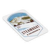 Magnet Flexible Badge de ski du Colorado (Côté Droit)