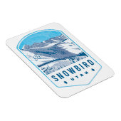 Magnet Flexible Badge de ski Snowbird Utah (Côté Droit)