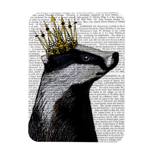Magnet Flexible Badger King (Vertical)