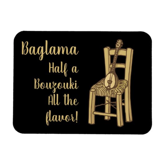 Magnet Flexible Baglama sur la chaise (Horizontal)