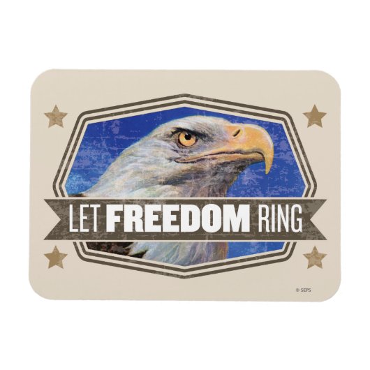 Magnet Flexible Bague de liberté Eagle-Let (Horizontal)