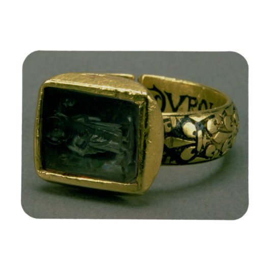 Magnet Flexible Bague de signalisation du roi Louis IX de France ( (Horizontal)