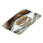 Magnet Flexible bague diamant doré brillant (Côté Gauche)