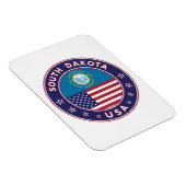 Magnet Flexible Baguette du Dakota du Sud, étui téléphonique, sac  (Côté Droit)