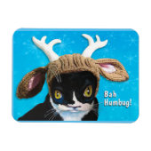 Magnet Flexible Bah Humbug Cat (Horizontal)