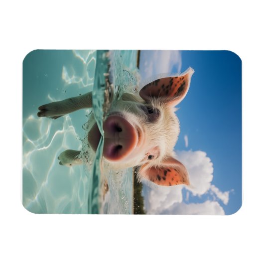 Magnet Flexible Bahamas Baignade (Horizontal)