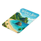 Magnet Flexible Baie de Waimea États-Unis (Côté Gauche)