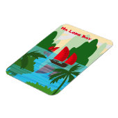 Magnet Flexible Baie d'Ha Long, Vietnam (Côté Gauche)