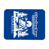 Magnet Flexible Baie Glacier Alaska (Horizontal)