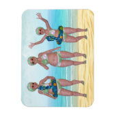 Magnet Flexible Baignade humoristique Beauté Aimant flexible (Vertical)