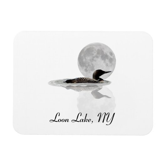Magnet Flexible Baignades De Loon Dans L'Aimant Flexible Lune (Horizontal)