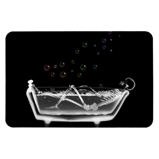 Magnet Flexible Bain à remous X-Ray Skeleton - Rainbow Bubbles (Horizontal)