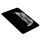 Magnet Flexible Bain à remous X-Ray Skeleton - Rainbow Bubbles (Côté Droit)