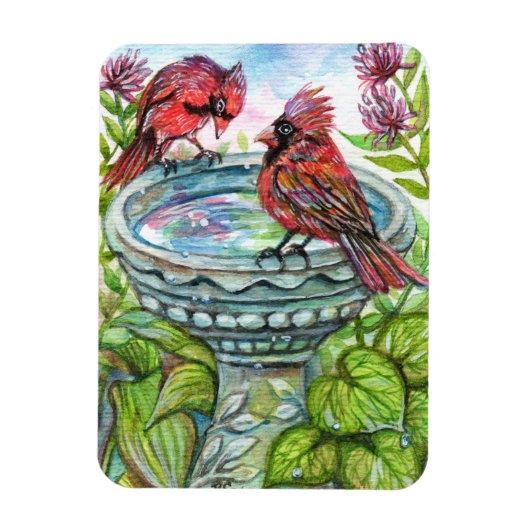 Magnet Flexible Bain d'oiseaux (Vertical)