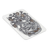 Magnet Flexible Bain Fleur Dragon Bébé (Côté Droit)