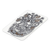 Magnet Flexible Bain Fleur Dragon Bébé (Côté Gauche)