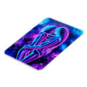 Magnet Flexible Baiser lesbien en bleu et violet (Côté Gauche)
