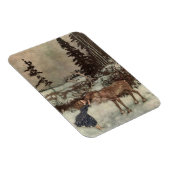 Magnet Flexible Baiser un nez de rennes (Côté Droit)