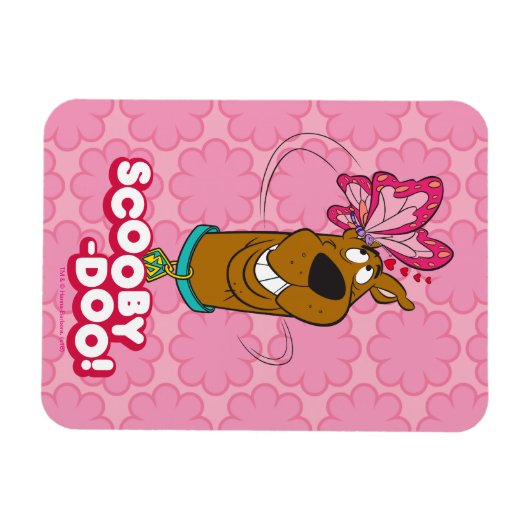 Magnet Flexible Baisers à papillon Scooby-Doo (Horizontal)