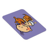 Magnet Flexible Baisers de chiots pour le bébé (Côté Droit)