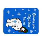 Magnet Flexible Baisers de Noël ! (Horizontal)