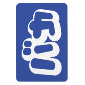 Magnet Flexible BAKA カ ~ Fool en japonais Katakana (Vertical)