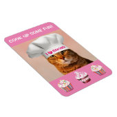 Magnet Flexible Baking de chat amusant (Côté Droit)