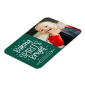 Magnet Flexible Baking Spirits Bright Photo de vacances vert (Côté Gauche)