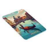 Magnet Flexible Balade en gondole à Venise avec des bâtiments hist (Côté Droit)