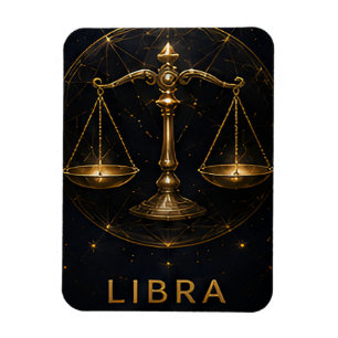 Magnet Flexible Balance zodiacal de la Balance Symbole d'astrologi