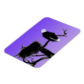 Magnet Flexible Bald Eagle at Sunset - Art original de la faune (Côté Gauche)