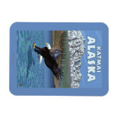 Magnet Flexible Bald Eagle Diving - Katmai, Alaska (Horizontal)