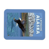 Magnet Flexible Bald Eagle Diving - Latouche, Alaska (Horizontal)