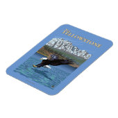 Magnet Flexible Bald Eagle Diving - West Yellowstone, MT (Côté Gauche)