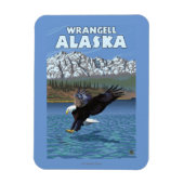 Magnet Flexible Bald Eagle Diving - Wrangell, Alaska (Vertical)