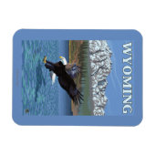 Magnet Flexible Bald Eagle Diving - Wyoming (Horizontal)