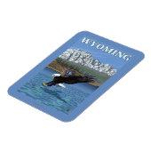 Magnet Flexible Bald Eagle Diving - Wyoming (Côté Gauche)