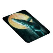 Magnet Flexible Baleine à bosse d'Imaginaire volant vers la lune - (Côté Droit)