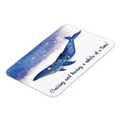 Magnet Flexible Baleine De Flambée D'Un Temps Alaska Hawaii (Côté Gauche)