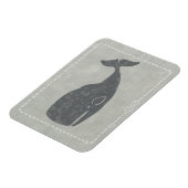 Magnet Flexible Baleine grise marine (Côté Gauche)