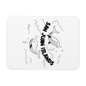 Magnet Flexible Baleines des îles San Juan (Horizontal)