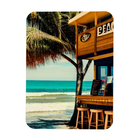 Magnet Flexible Bali Beach Cafe Bar (Vertical)
